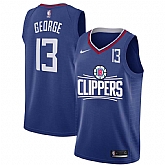 Clippers 13 Paul George Blue Nike Number Swingman Jerseys Dzhi,baseball caps,new era cap wholesale,wholesale hats